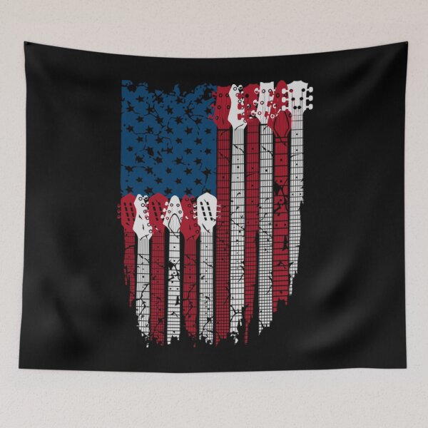 Item preview, Guitars Headstock American Flag designed and sold by designbychow.