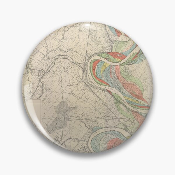 Item preview, Harold Fisk, 1944 - Ancient Courses: Mississippi River Meander Belt, Plate 22 Sheet 14 designed and sold by VISIBLECREATION.