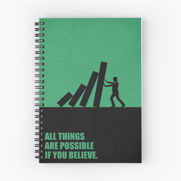 Item preview, All Things Are Possible If You Believe - Corporate Start-Up Quotes designed and sold by Labno4.