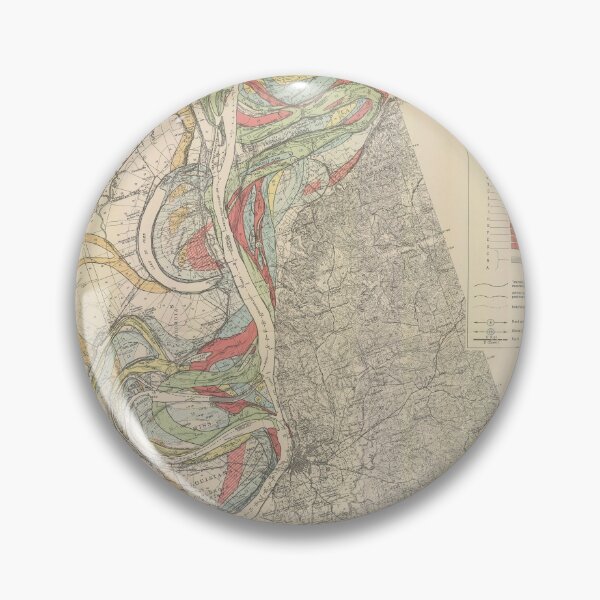 Item preview, Harold Fisk, 1944 - Ancient Courses: Mississippi River Meander Belt, Plate 22 Sheet 12 designed and sold by VISIBLECREATION.