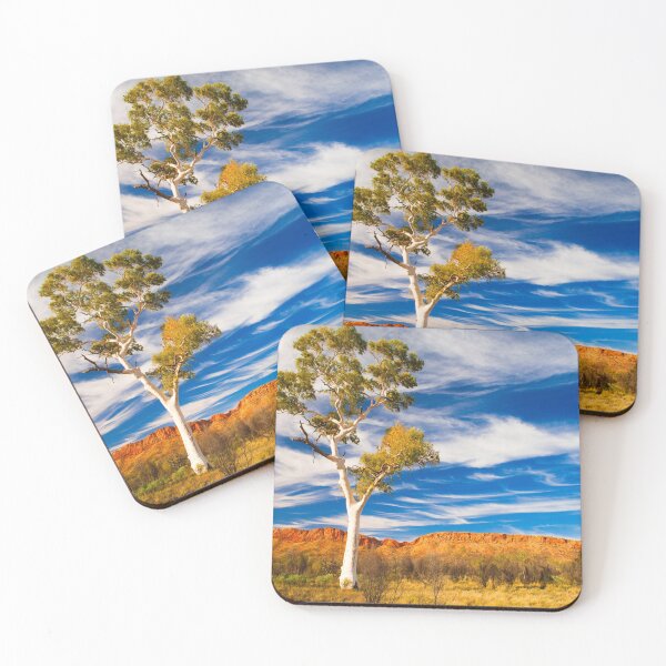 Item preview, Lonely tree, McDonnell mountain range, Northern Territory, Australia designed and sold by khals1.