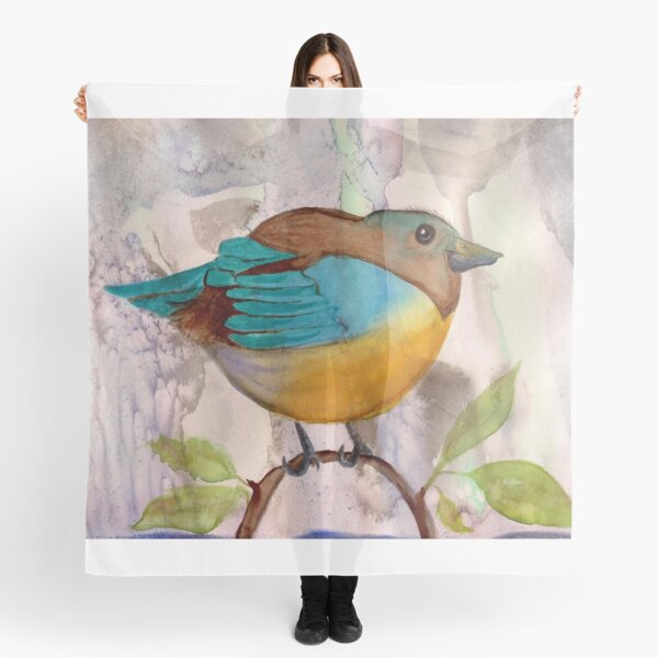 Blue Bird Scarf