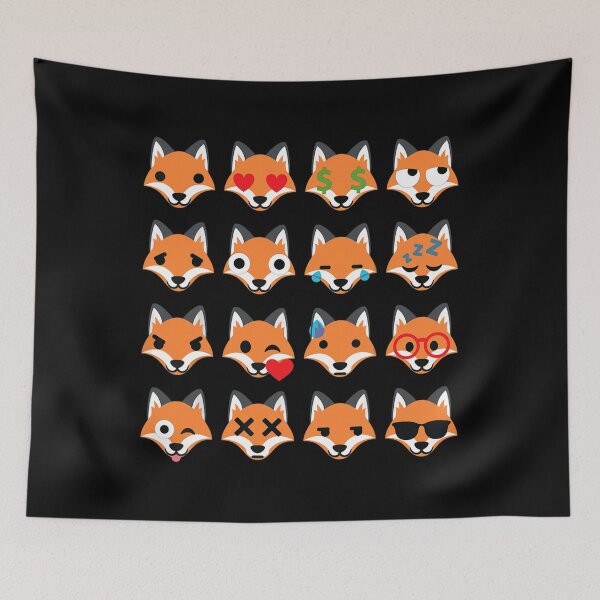 Item preview, Fox Emojis designed and sold by whitneyiott9632.