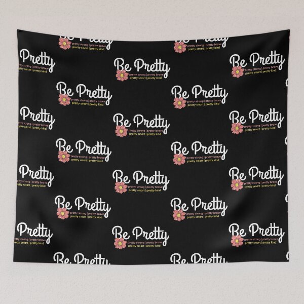 Item preview, Be Pretty Pink Flower White Design designed and sold by SweetAndSpice.