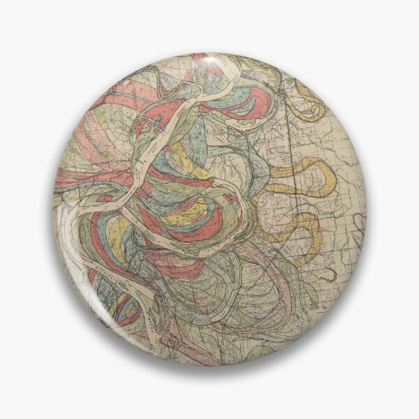 Item preview, Harold Fisk, 1944 - Ancient Courses: Mississippi River Meander Belt, Plate 22 Sheet 8 designed and sold by VISIBLECREATION.