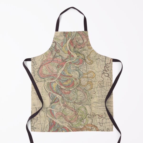 Item preview, Harold Fisk, 1944 - Ancient Courses: Mississippi River Meander Belt, Plate 22 Sheet 8 designed and sold by VISIBLECREATION.