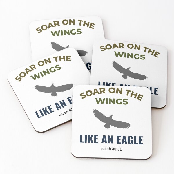 Item preview, Soar On The Wing Isaiah 40:31 Bible Quotes designed and sold by Desiznn.