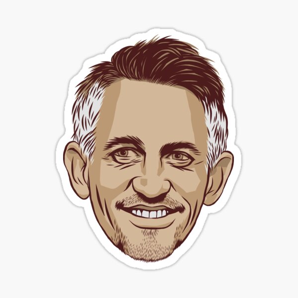 “Gary Lineker” Sticker for Sale by pakaibaung | Redbubble