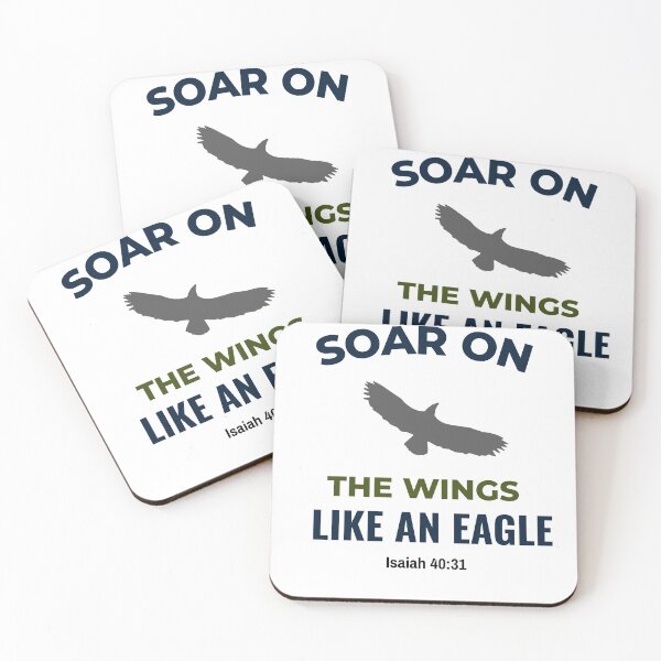 Item preview, Soar On The Wing Isaiah 40:31 Bible Quotes designed and sold by Desiznn.