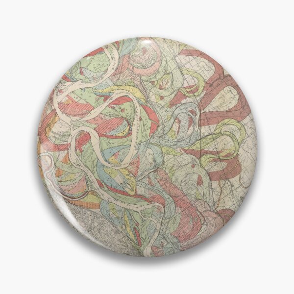 Item preview, Harold Fisk, 1944 - Ancient Courses: Mississippi River Meander Belt, Plate 22 Sheet 6 designed and sold by VISIBLECREATION.