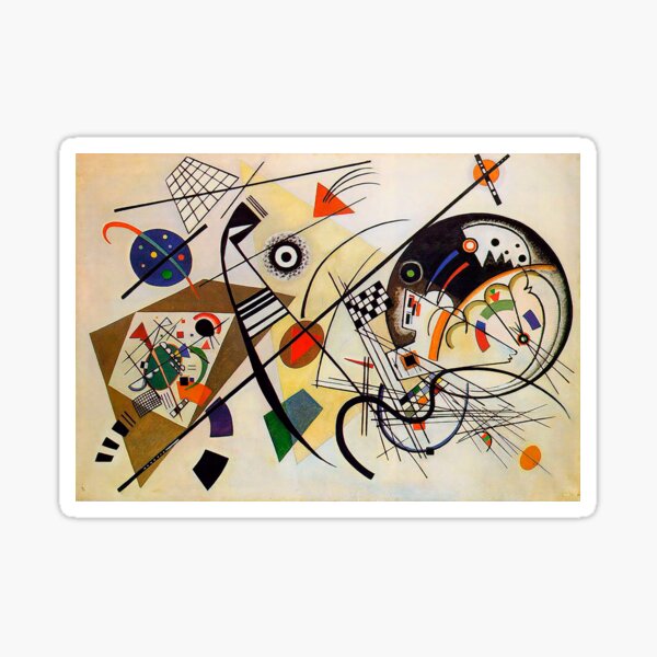 Item preview, Transverse Line by Wassily Kandinsky designed and sold by IndieArtDream.