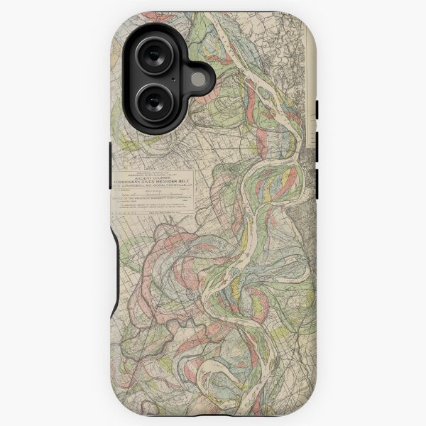 Item preview, Harold Fisk, 1944 - Ancient Courses: Mississippi River Meander Belt, Plate 22 Sheet 5 designed and sold by VISIBLECREATION.
