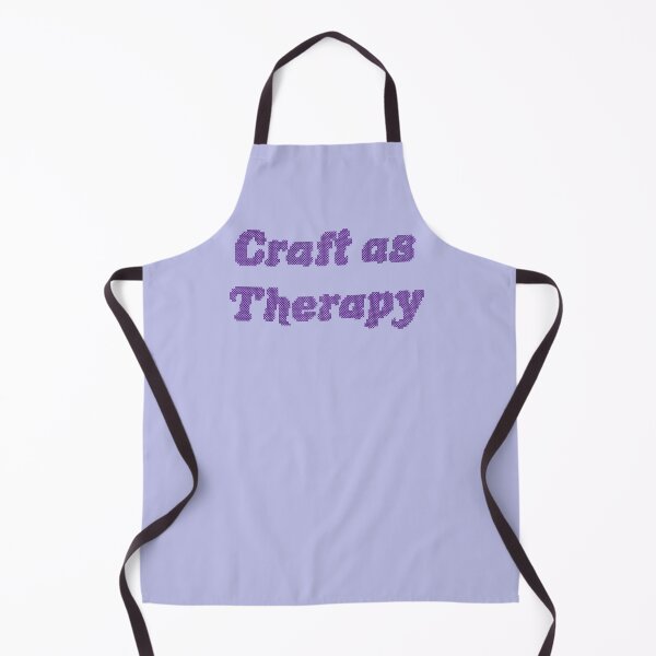 Item preview, Craft as Therapy Cross-stitch Purple designed and sold by ccgidley.