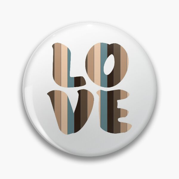Item preview, Letters spelling LOVE with colorful stripes designed and sold by With My Hands By K.