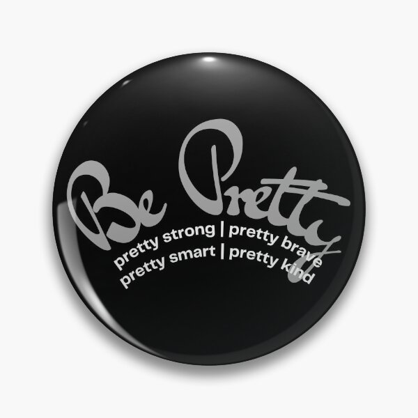Item preview, Be Pretty Half Circle White Design designed and sold by SweetAndSpice.