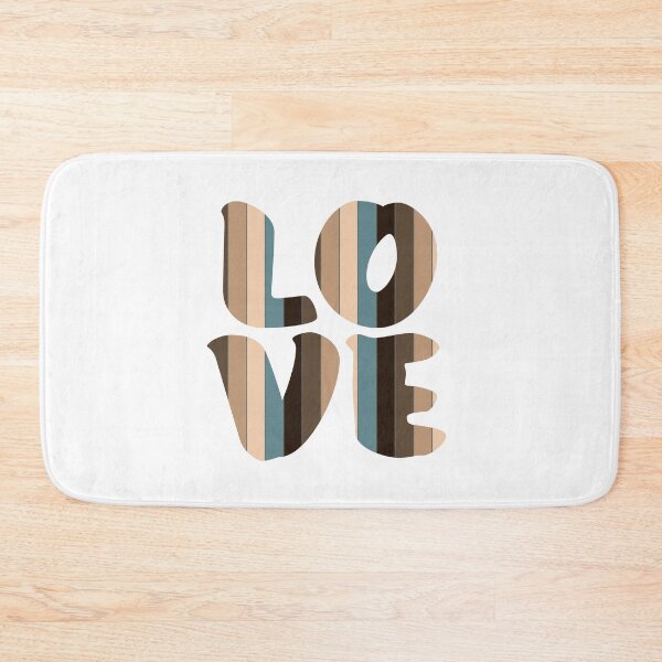 Item preview, Letters spelling LOVE with colorful stripes designed and sold by With My Hands By K.