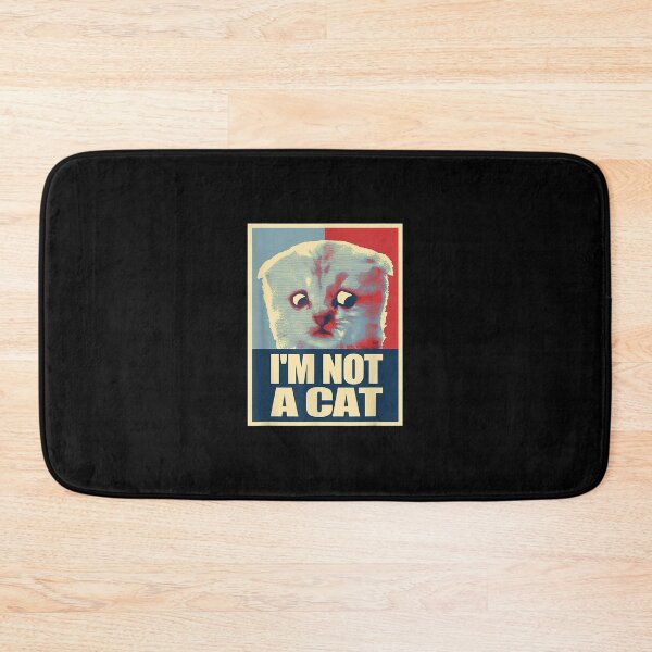 Item preview, Funny I'm Here Live I'm Not a Cat Meme designed and sold by BrucesAlexander.