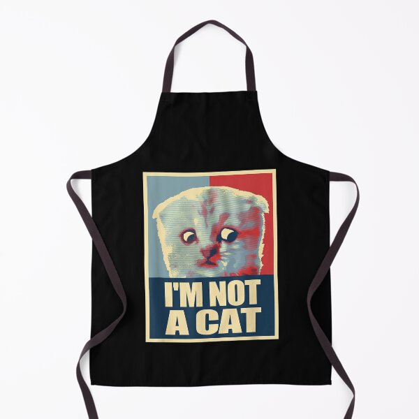 Item preview, Funny I'm Here Live I'm Not a Cat Meme designed and sold by BrucesAlexander.