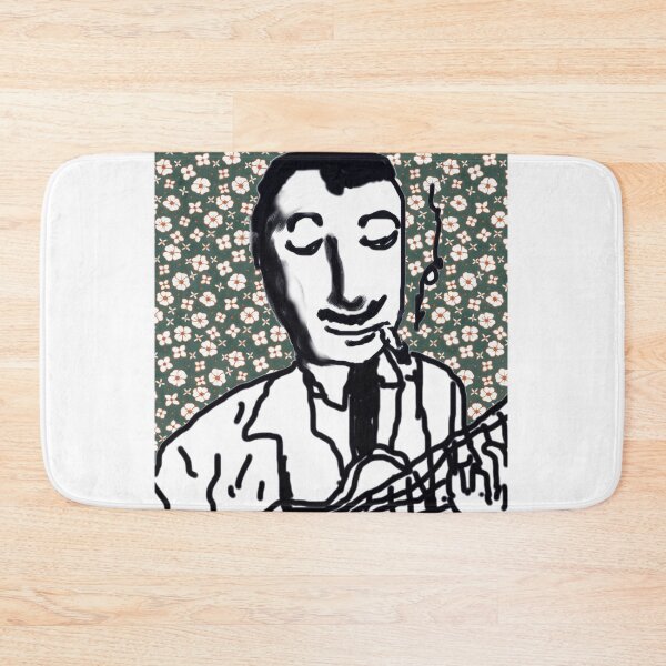 Item preview,  Django Reinhardt, Gyspy Jazz Guitarist, Hot Club, Hot jazz, Guitar, background designed and sold by Stacey Lazarus.