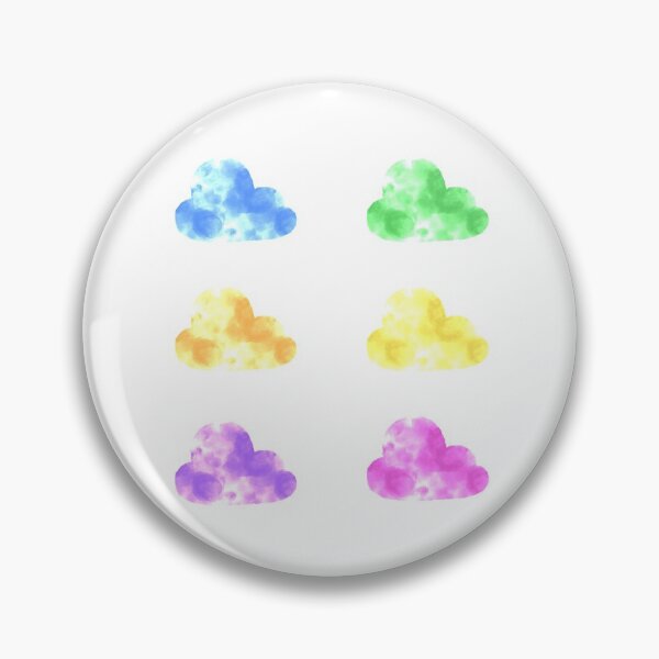 Item preview, colorful watercolor clouds designed and sold by hadassahr.