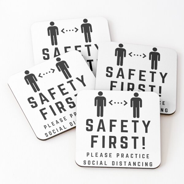 Item preview, Covid-19 Social Distancing Safety Poster designed and sold by notakename.