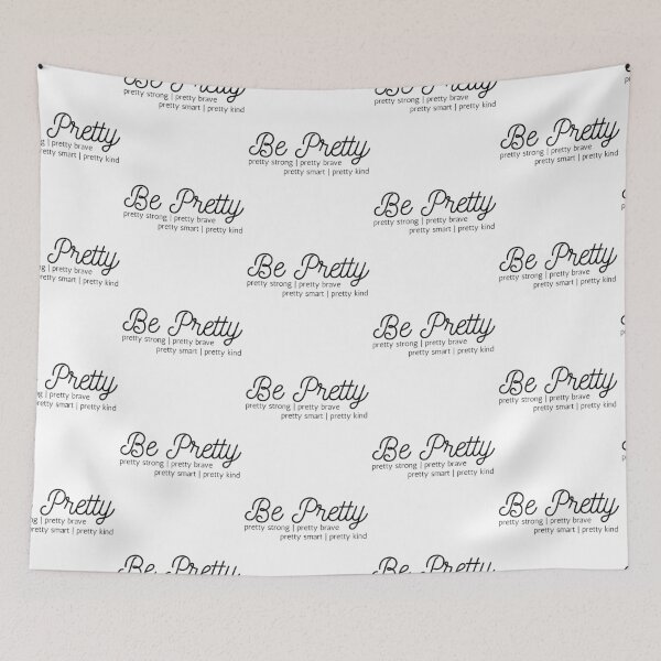 Item preview, Be Pretty Cursive Black Design designed and sold by SweetAndSpice.
