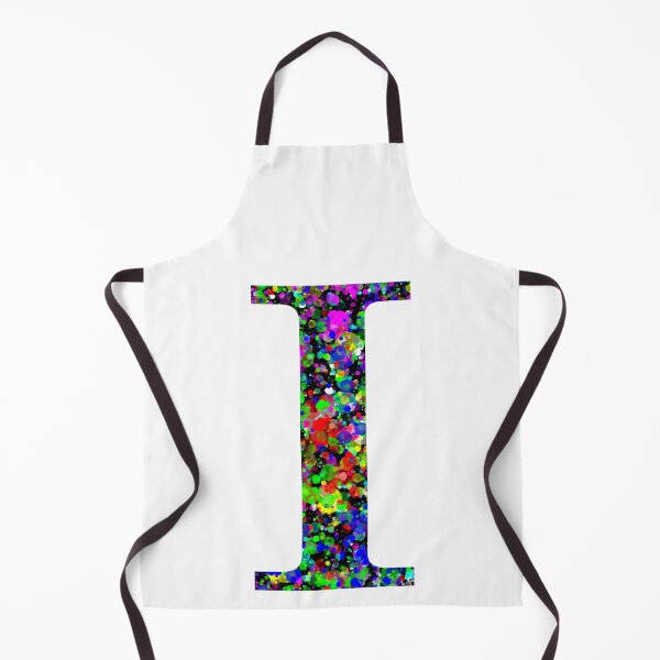 Item preview, Letter I and Letter Iota Paint Splatter designed and sold by Handstand365.