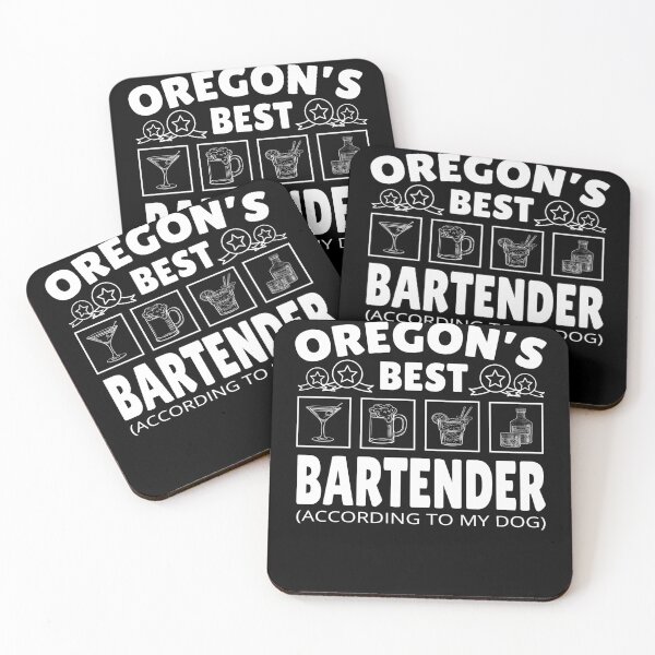Item preview, Best Bartender, Oregon designed and sold by Home-Spirit.