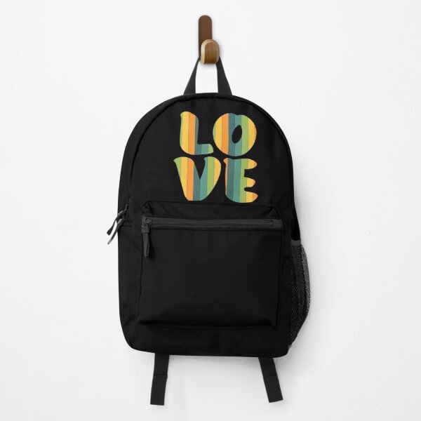 Item preview, Letters spelling LOVE with colorful stripes designed and sold by With My Hands By K.