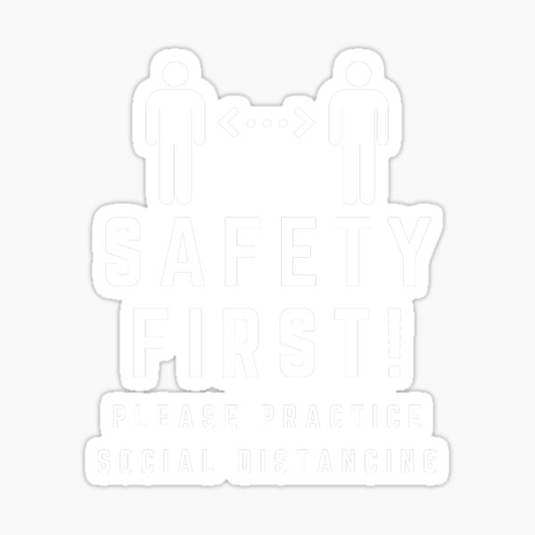 Item preview, Covid-19 Social Distancing Safety Poster designed and sold by notakename.