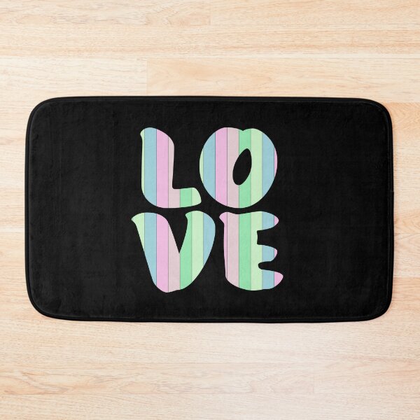 Item preview, Letters spelling LOVE with colorful stripes designed and sold by With My Hands By K.
