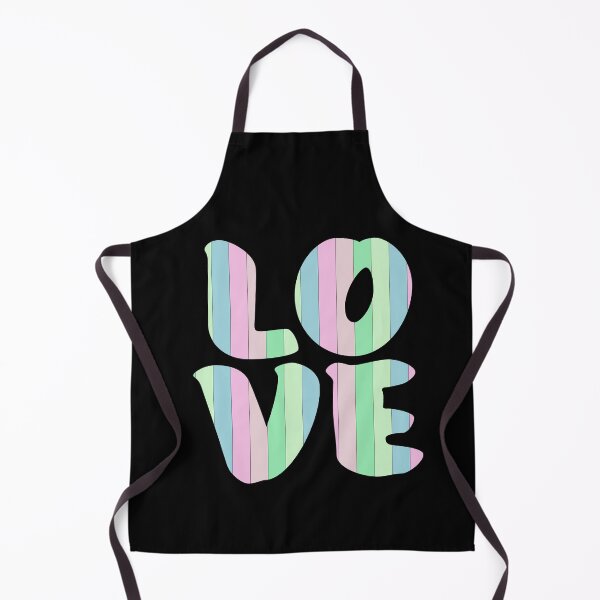Item preview, Letters spelling LOVE with colorful stripes designed and sold by With My Hands By K.