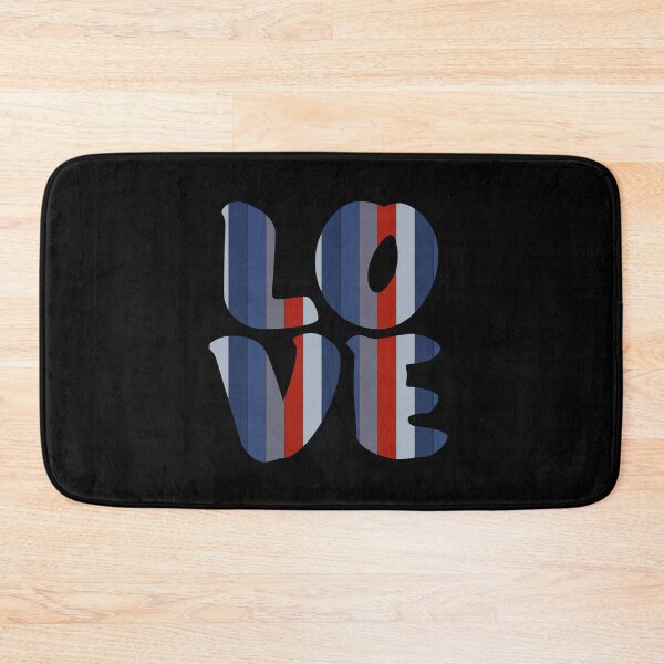 Item preview, Letters spelling LOVE with colorful stripes designed and sold by With My Hands By K.