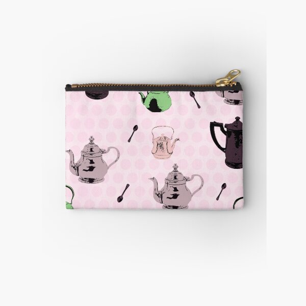 Item preview, Teapot pink pattern designed and sold by beabuks.