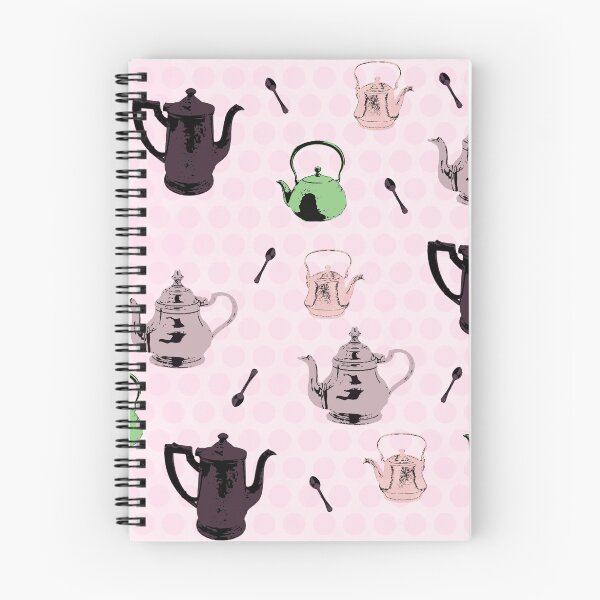 Item preview, Teapot pink pattern designed and sold by beabuks.