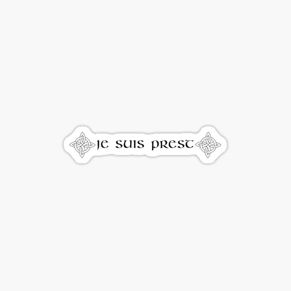 Aperçu de l'œuvre Je Suis Presc créée et vendue par KassandraKenway.