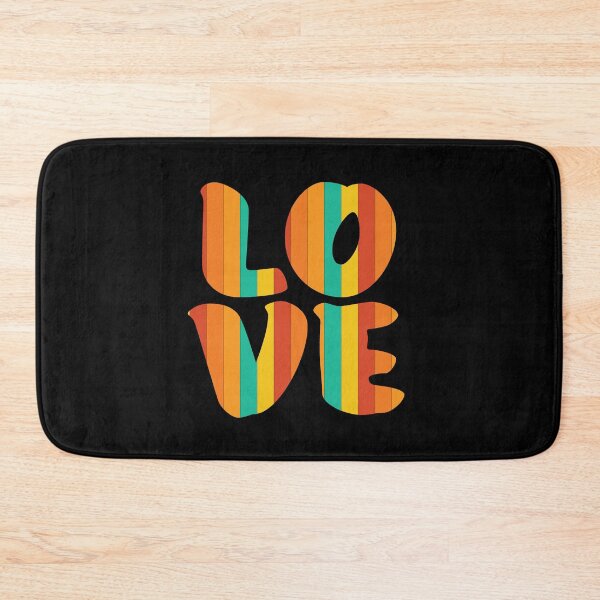 Item preview, Letters spelling LOVE with colorful stripes designed and sold by With My Hands By K.