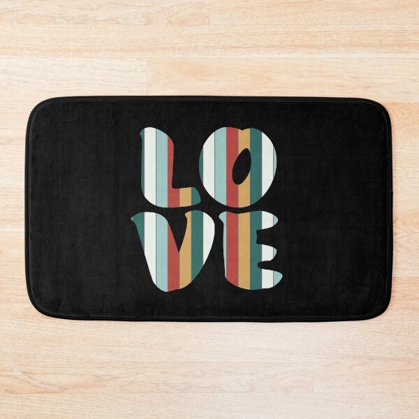 Item preview, Letters spelling LOVE with colorful stripes designed and sold by With My Hands By K.