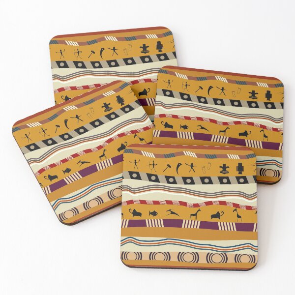 Item preview, Native tribal style figures animals designed and sold by skylove94.