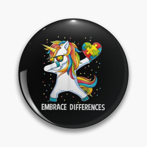 Item preview, Embrace Differences Dabbing Unicorn Autism Awareness  designed and sold by VernonCruz.