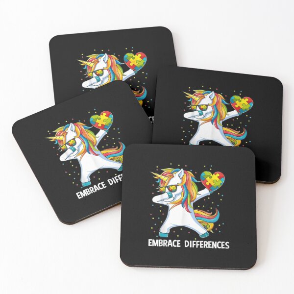 Item preview, Embrace Differences Dabbing Unicorn Autism Awareness  designed and sold by VernonCruz.