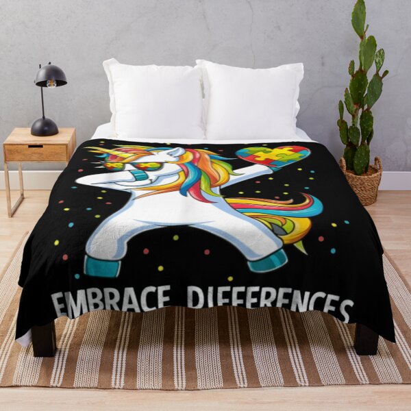 Item preview, Embrace Differences Dabbing Unicorn Autism Awareness  designed and sold by VernonCruz.