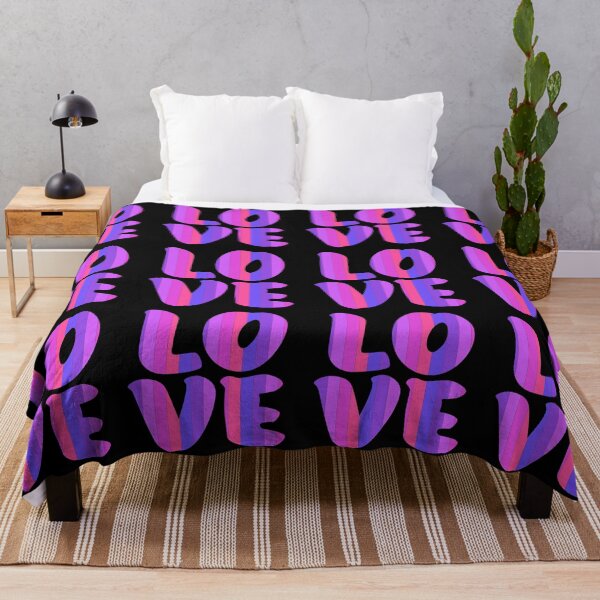Item preview, Letters spelling LOVE with colorful stripes designed and sold by With My Hands By K.