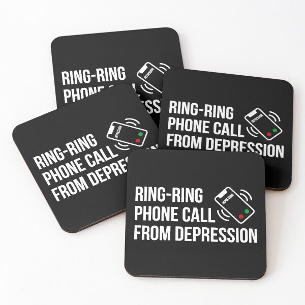 Item preview, Ring-Ring Phone Call From Depression (White) designed and sold by FilipeFerreira.