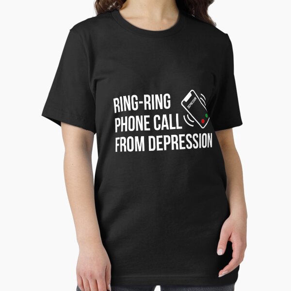 Item preview, Ring-Ring Phone Call From Depression (White) designed and sold by FilipeFerreira.