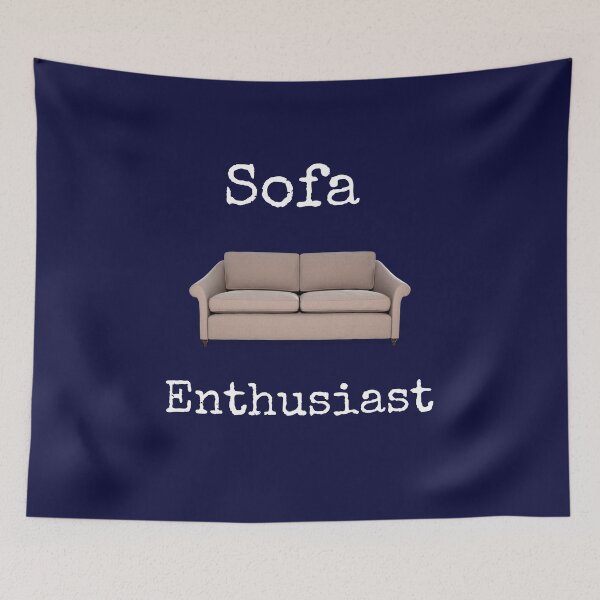 Item preview, Sofa enthusiast lazy life graphic designed and sold by Ollie P.  Leo.