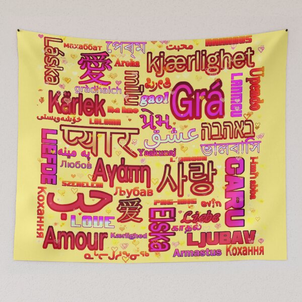 Item preview, The Languages of Love designed and sold by aginlow.