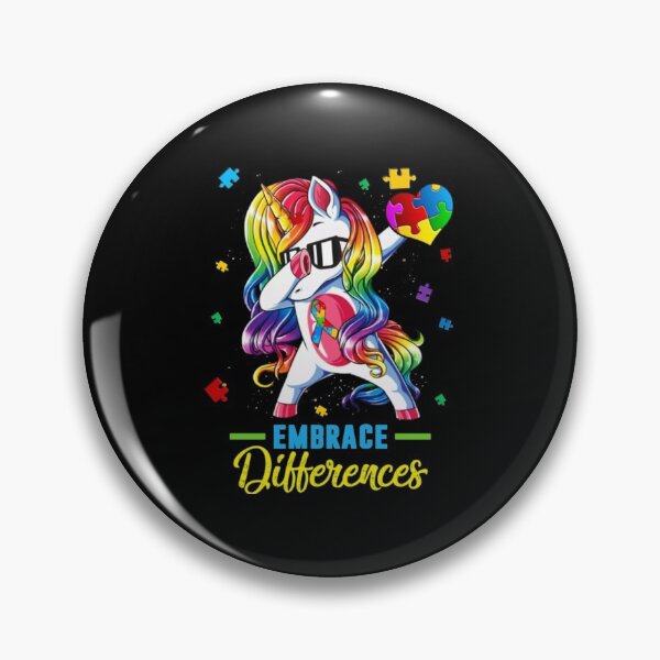 Item preview, Embrace Differences Unicorn Autism Awareness designed and sold by VernonCruz.