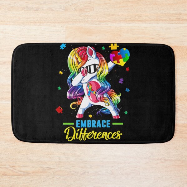 Item preview, Embrace Differences Unicorn Autism Awareness designed and sold by VernonCruz.