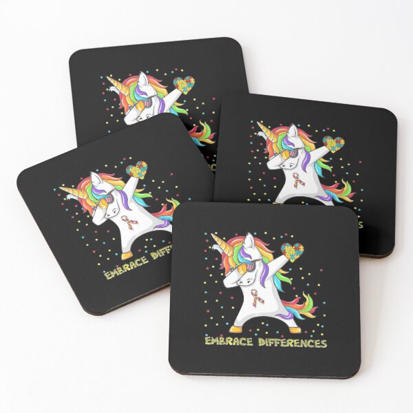 Item preview, Embrace Differences Dabbing Unicorn Autism Awareness  designed and sold by VernonCruz.